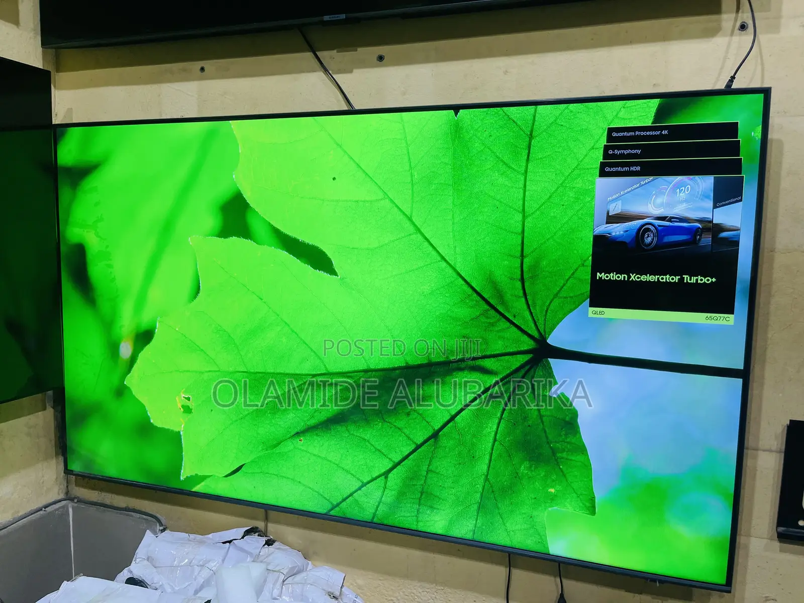 Samsung 65" Q77C QLED Smart TV Ultra 120Hz Refresh Rate for Gaming