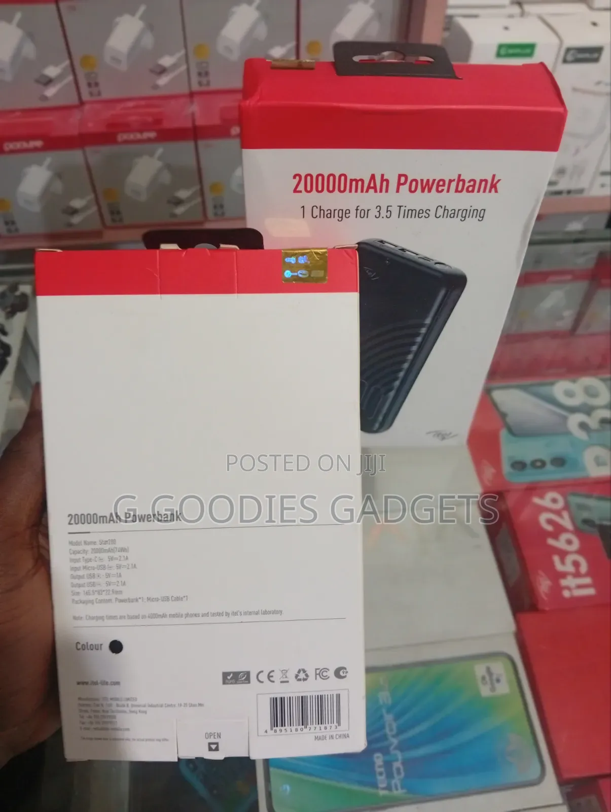 Itel 20000 Mah Power Bank
