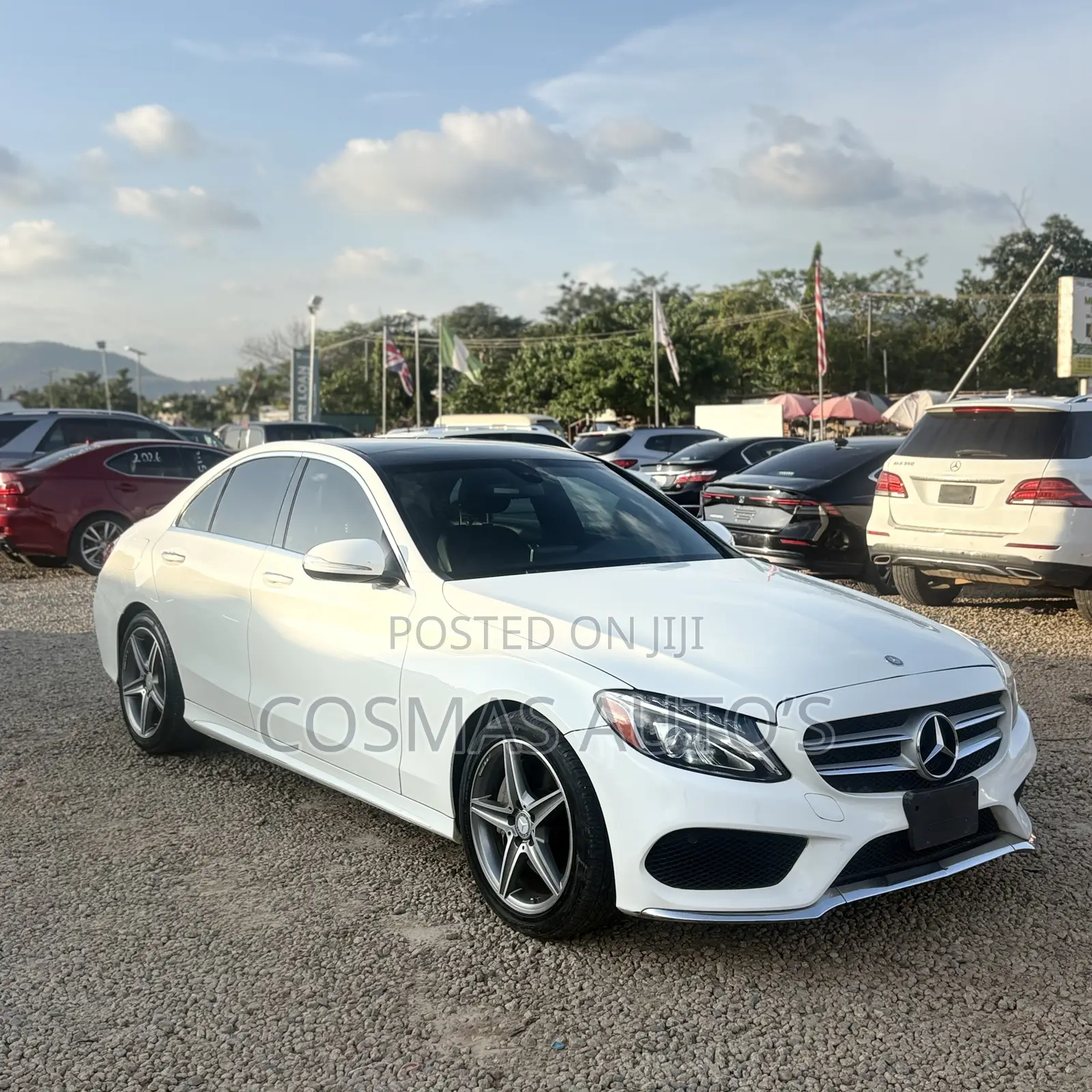 Mercedes-Benz C300 Sport 4dr AWD 4Matic Sedan (2.0L 4cyl 7A) 2015 White