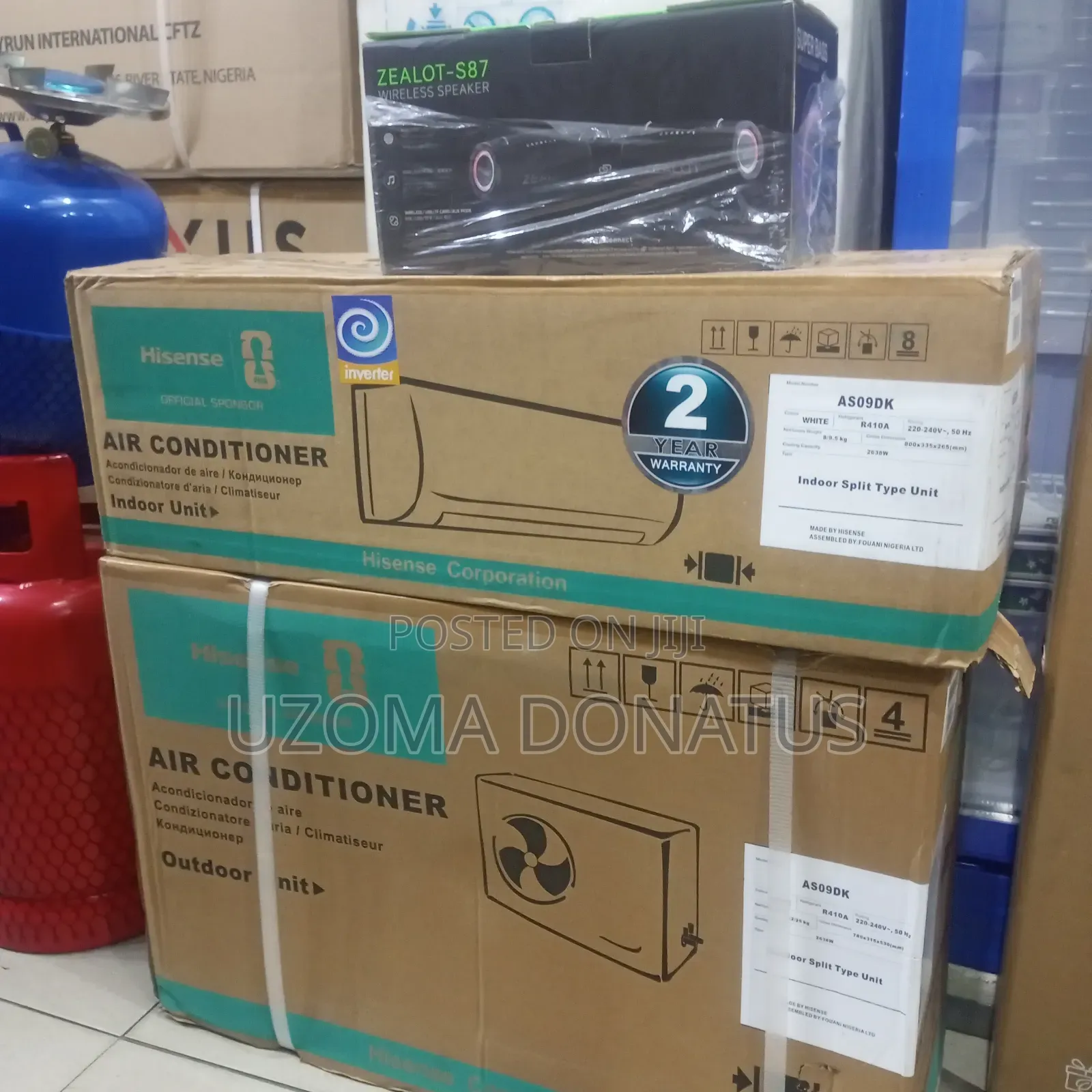 Hisense Air Conditioner Inverter 1hp