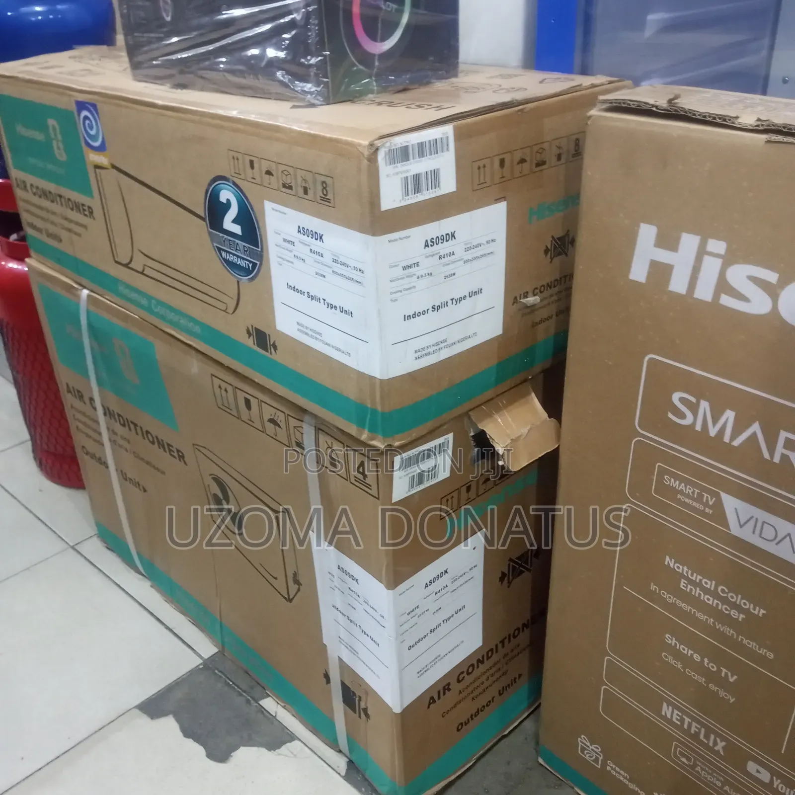 Hisense Air Conditioner Inverter 1hp