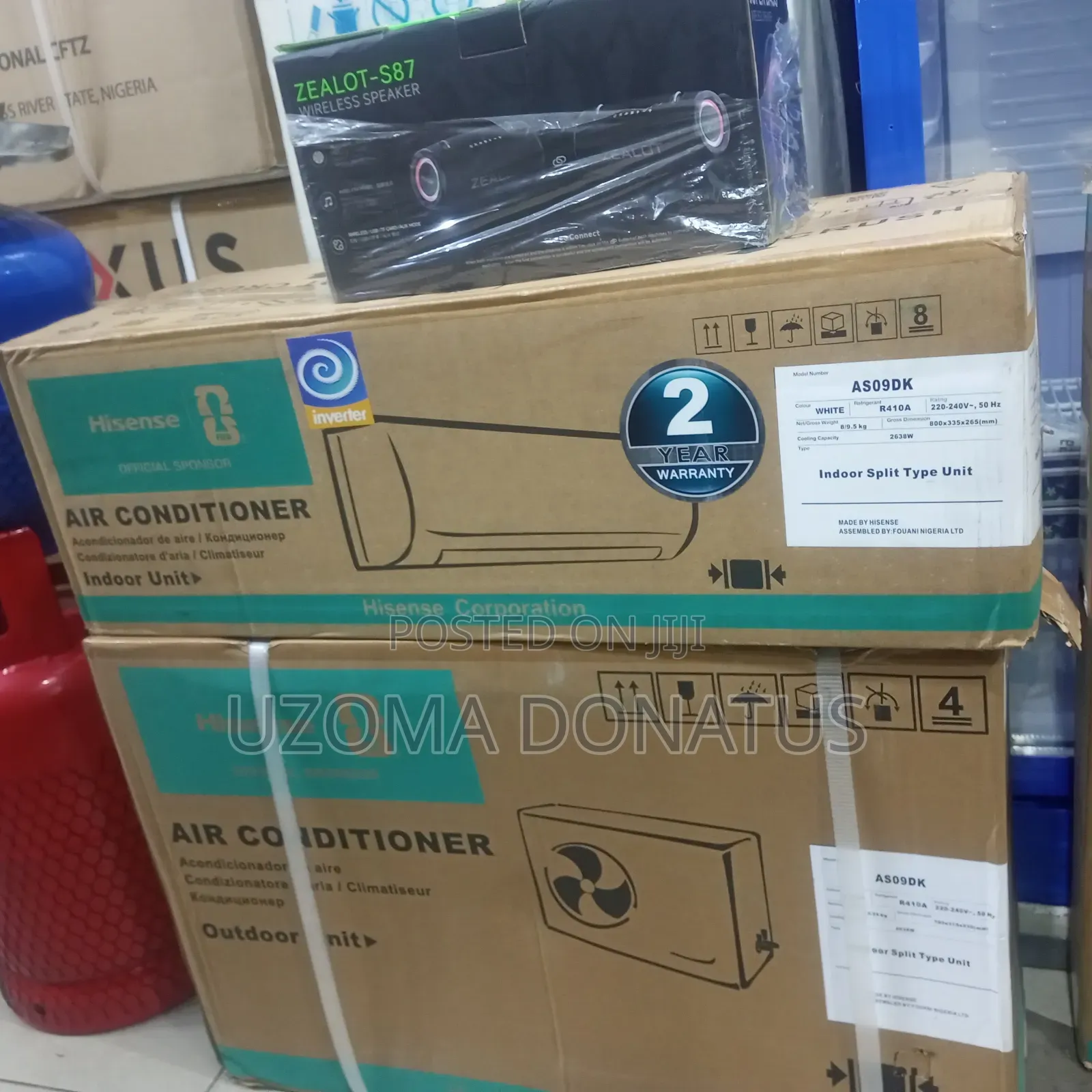 Hisense Air Conditioner Inverter 1hp