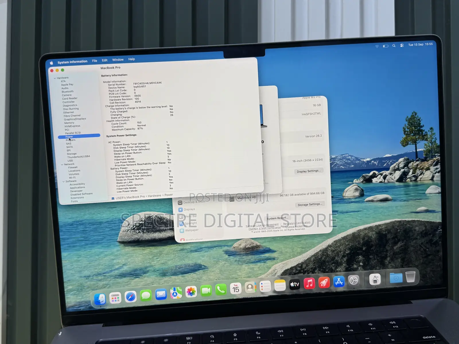 Laptop Apple MacBook Pro 2023 M2 Pro 16GB Apple M2 SSD 1T