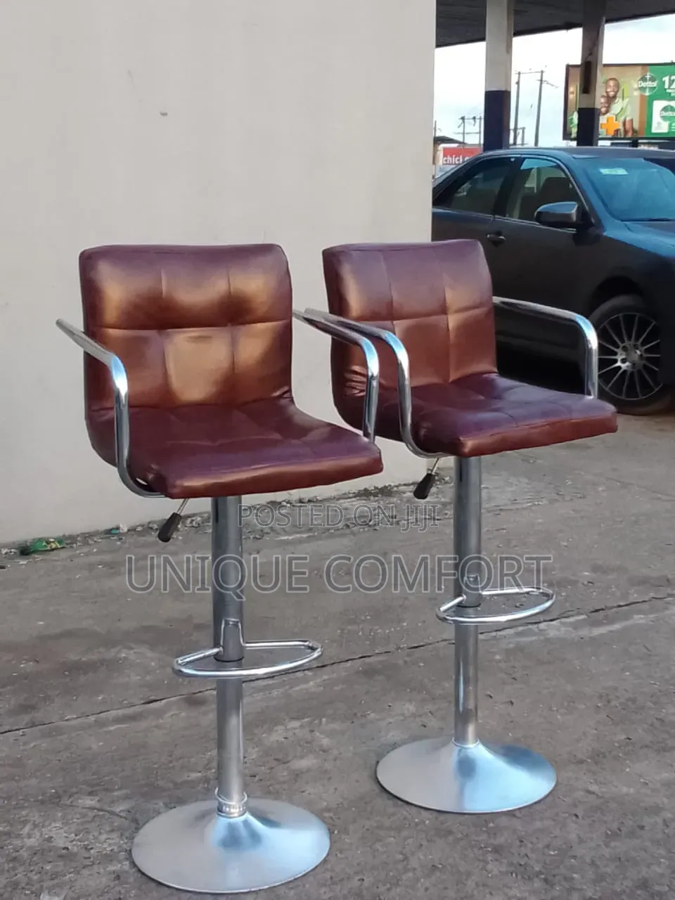 Imported Leather Bar Stools ( Each)