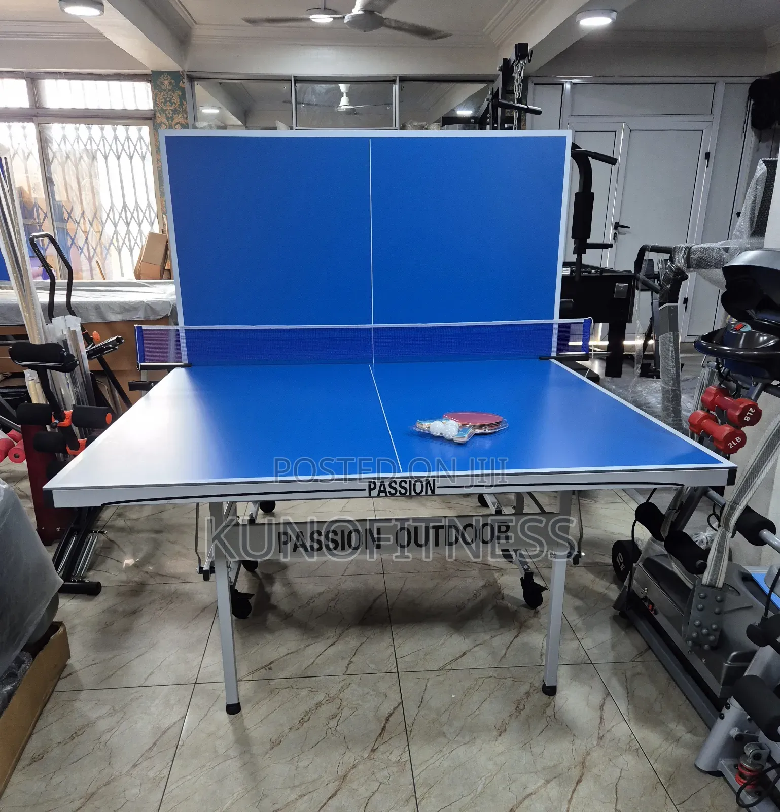 Outdoor Aluminium Foldable Table Tennis Table Full Accessories