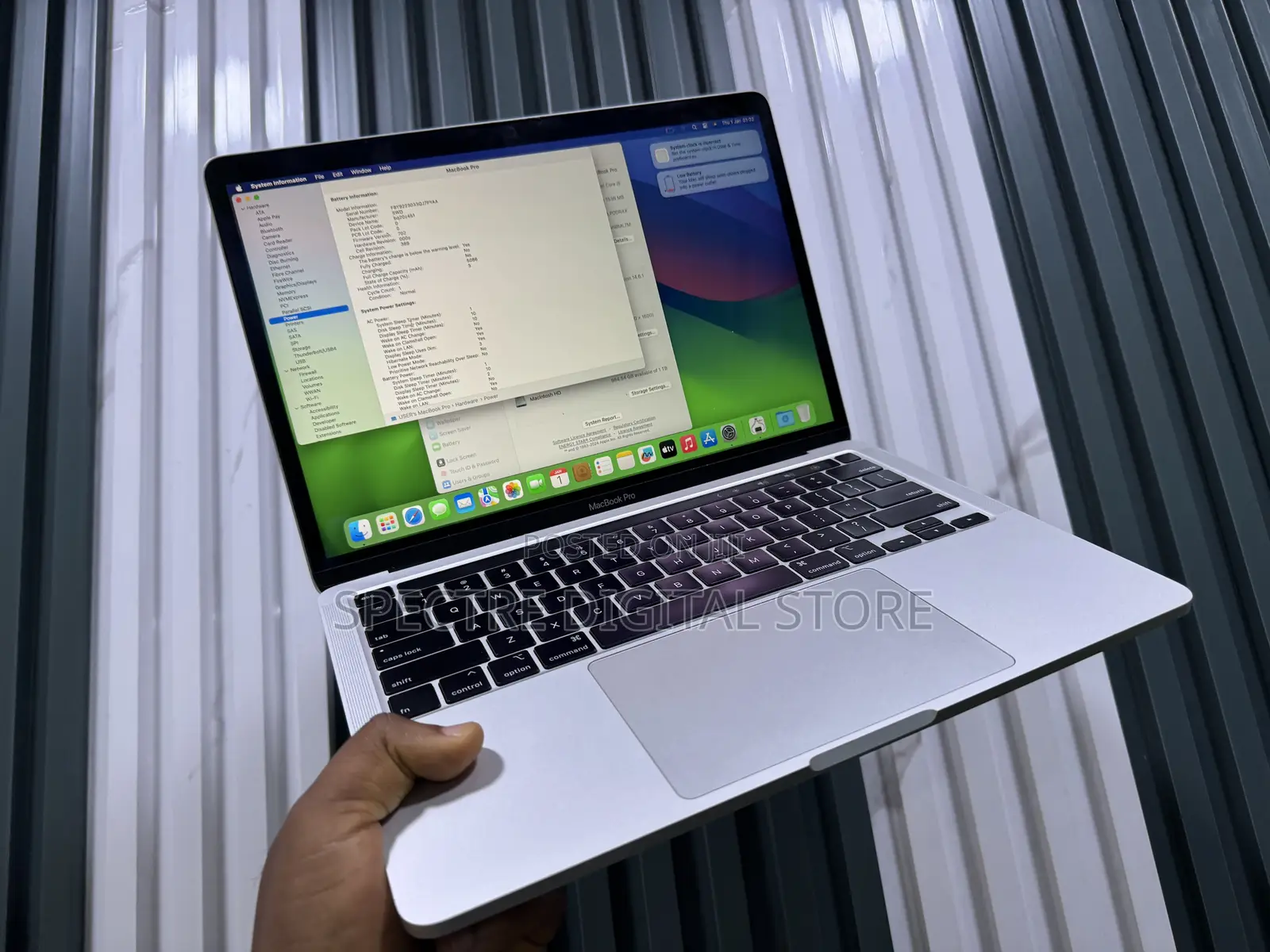 Laptop Apple MacBook Pro 2020 16GB Intel Core i7 SSD 512GB