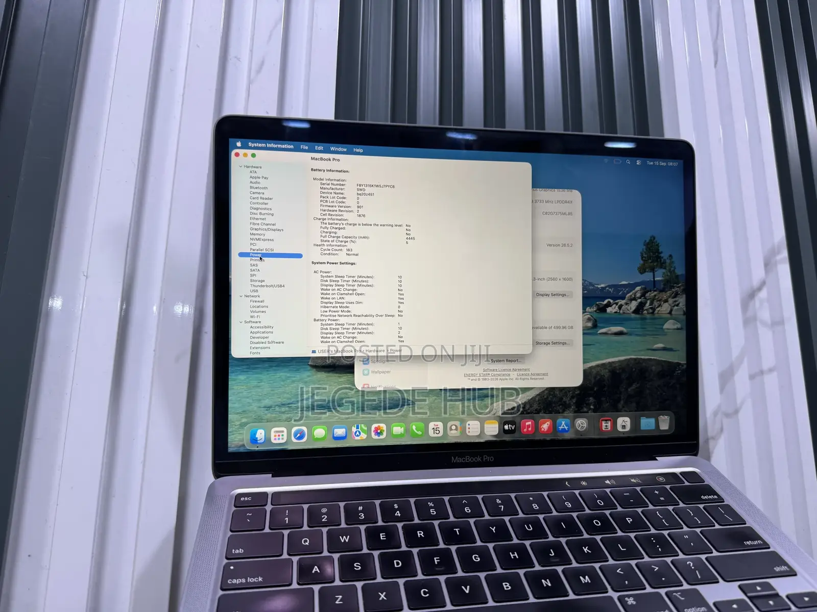 Laptop Apple MacBook Pro 2020 16GB Intel Core i5 SSD 1T
