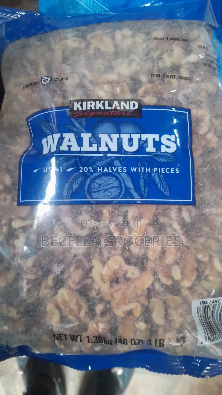 Kirkland Signature Walnuts 20% Halves in Pieces 1.35kg