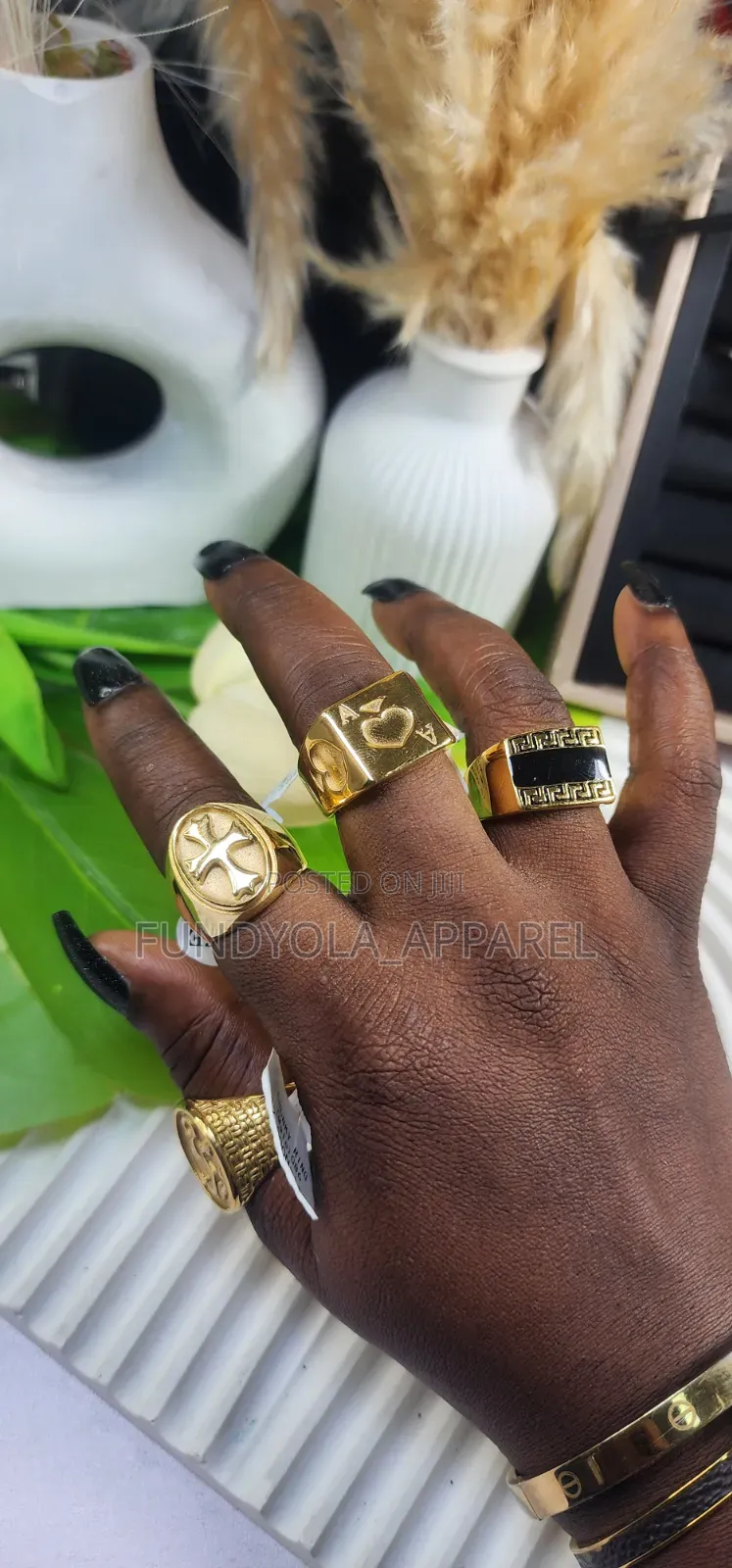 Non Tarnishing Male Fashion Ring