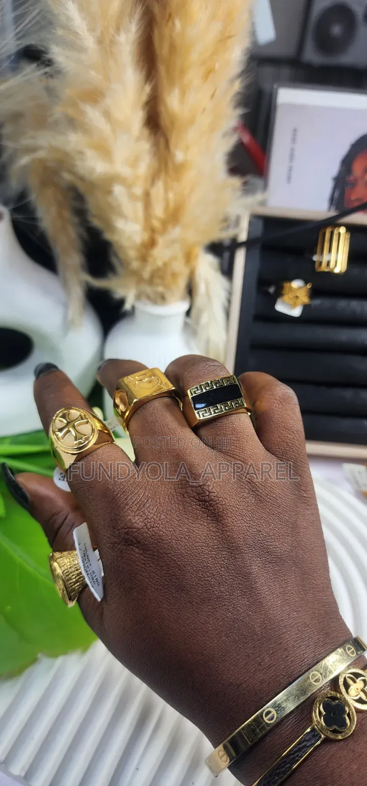 Non Tarnishing Male Fashion Ring