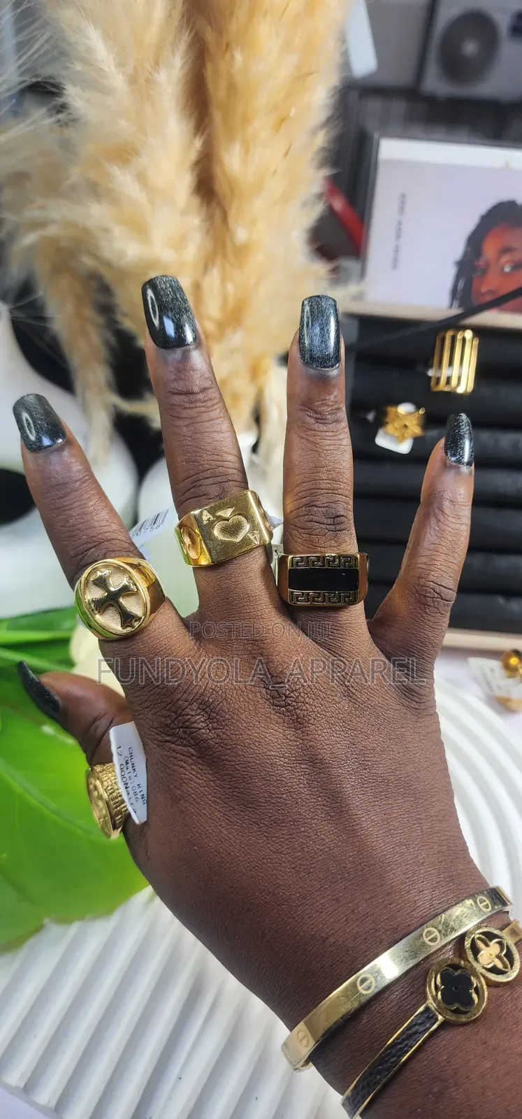 Non Tarnishing Male Fashion Ring