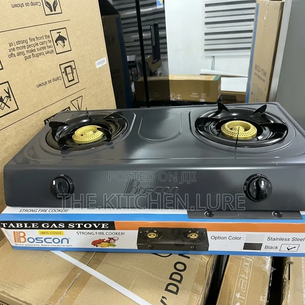 Boscon Double Burner Table Top Gas Stove