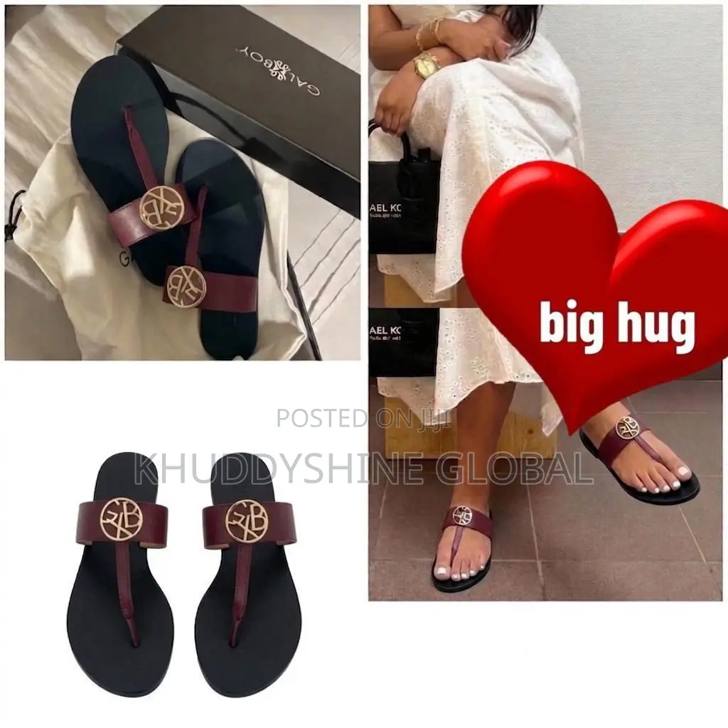 Black GXB Thong Sandals by Galxboy, Featuring a Striking Gold-Toned