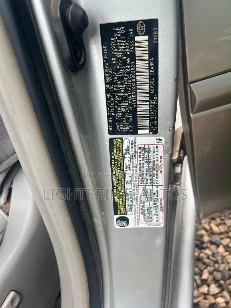 Toyota Camry 2005 Silver