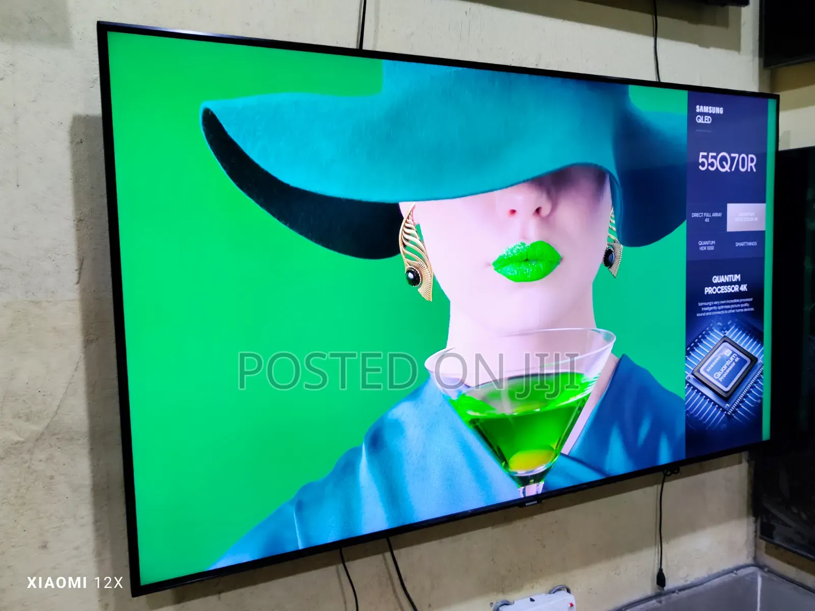 Almost New Samsung 55" Qled Q70R Bezel-Less Screen 120Hz Gaming TV