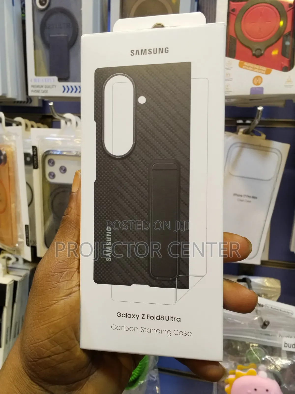 Galaxy Z Fold 8 Ultra Carbon Standing Case