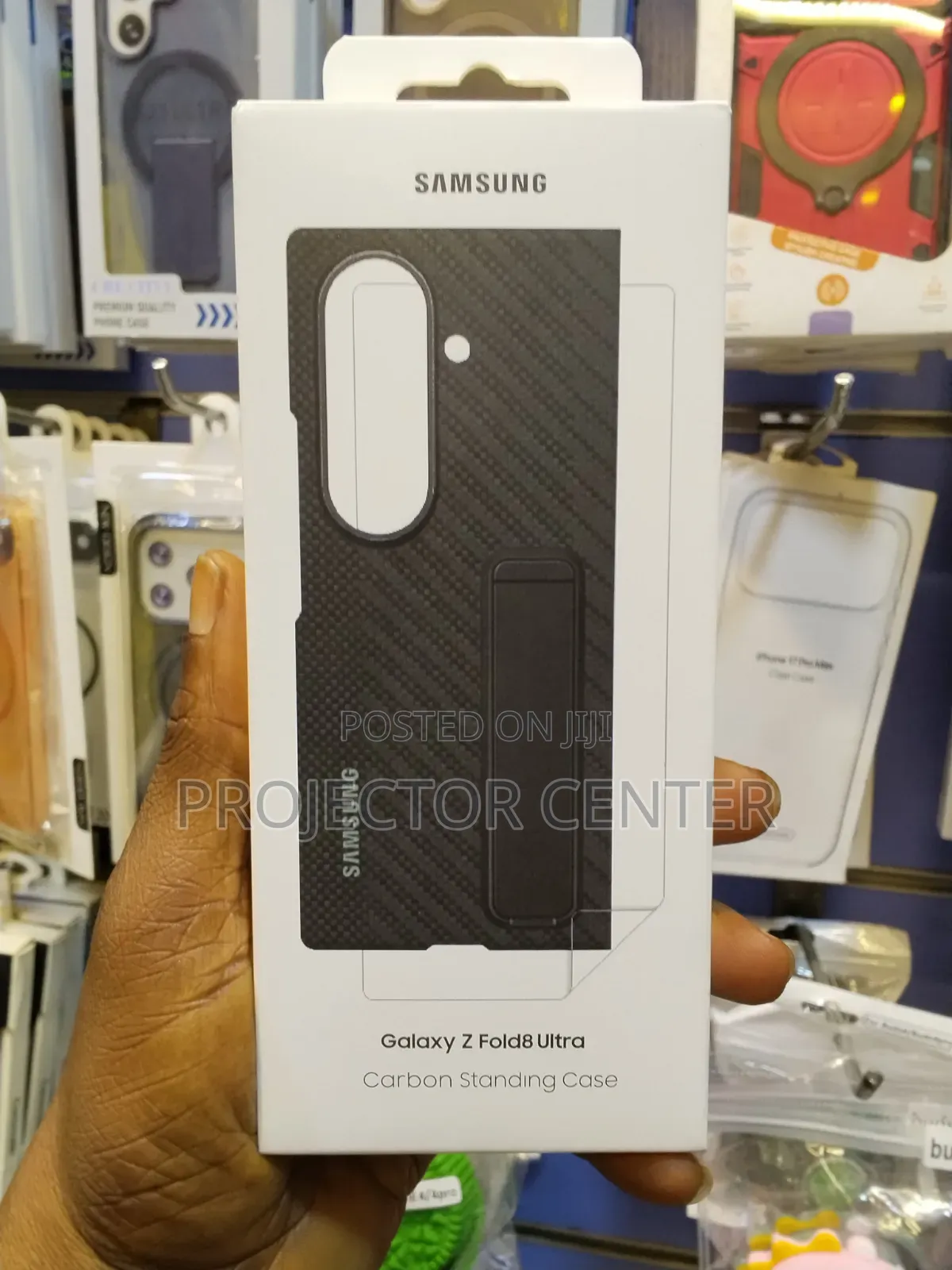 Galaxy Z Fold 8 Ultra Carbon Standing Case
