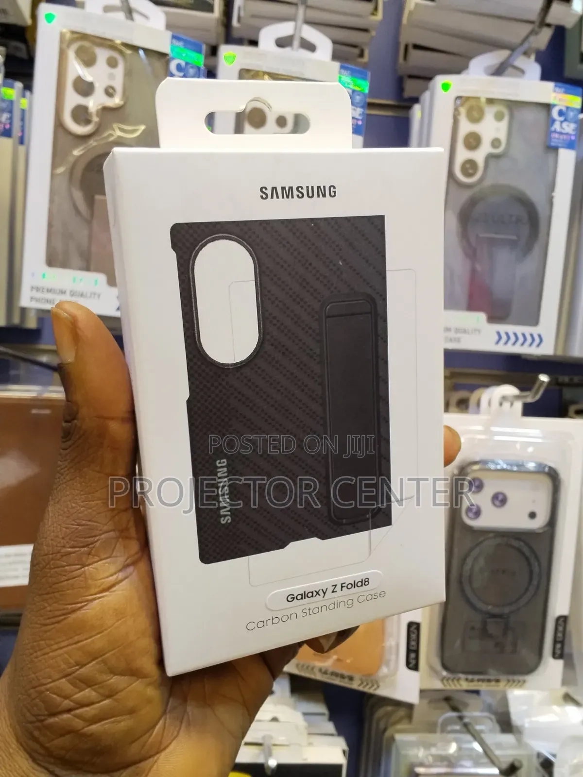 Galaxy Z Fold 8 Ultra Carbon Standing Case