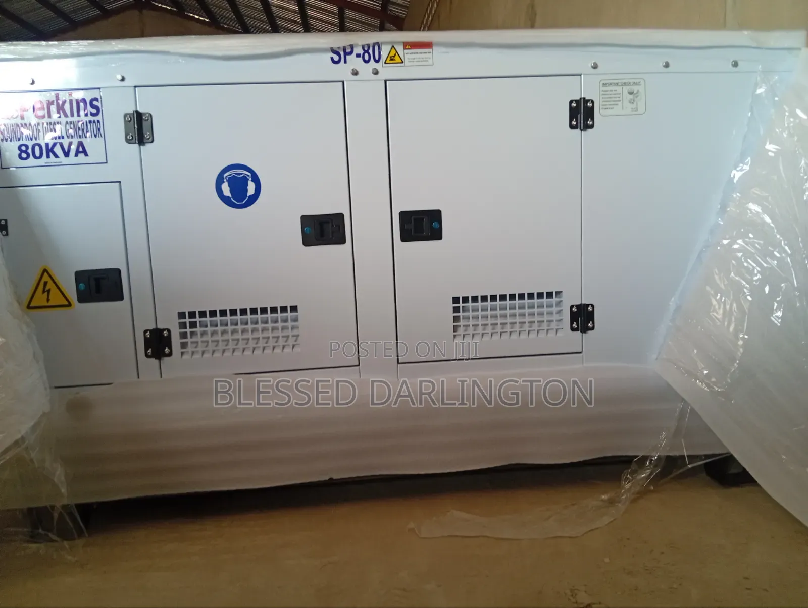 80kva Perkins Soundproof Diesel Generator 