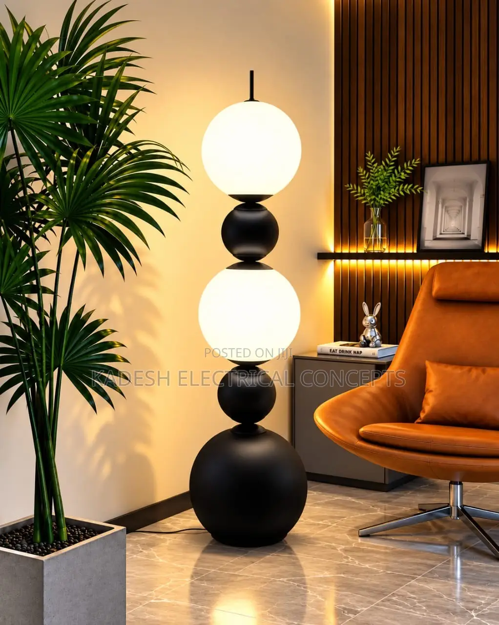 Nordic Led Floor Lamp Gourd Shape Italian Designer Lighting