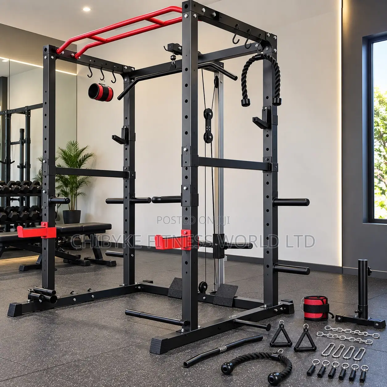 Olympic Power Rack (Made in Germany , 1200lbs Weight Capacity)