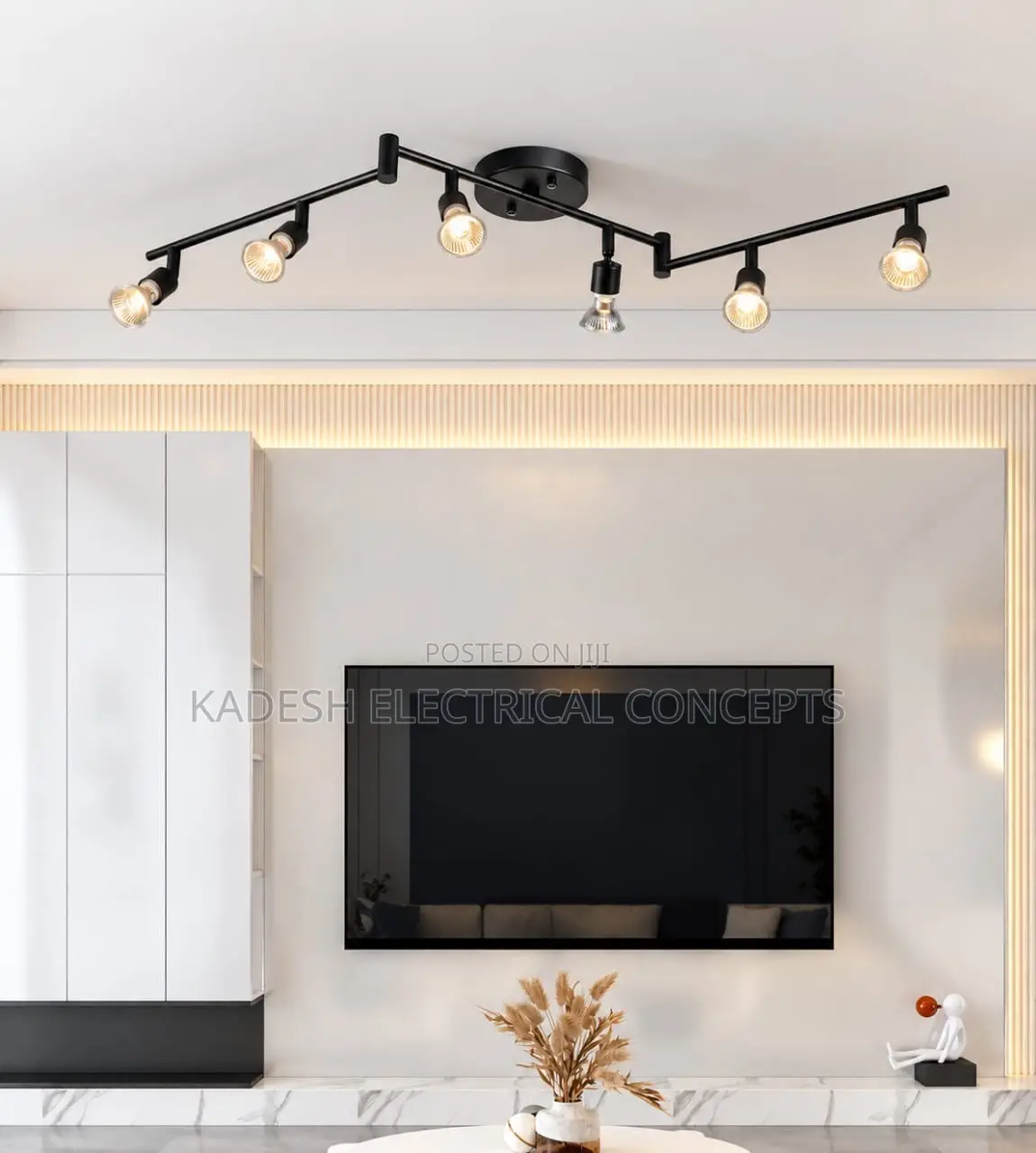 Foldable Led Ceiling Spotlight GU10/E27 Socket Modern Gold/Chrome/Blac