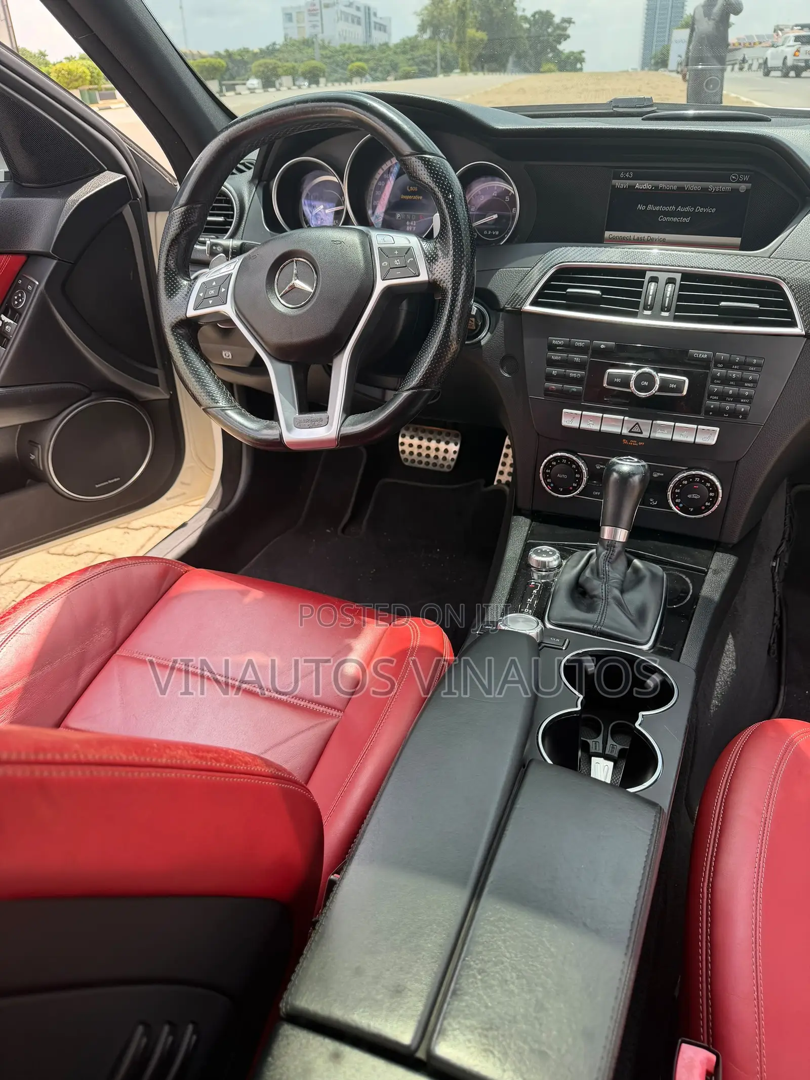 Mercedes-Benz C63 2014 White