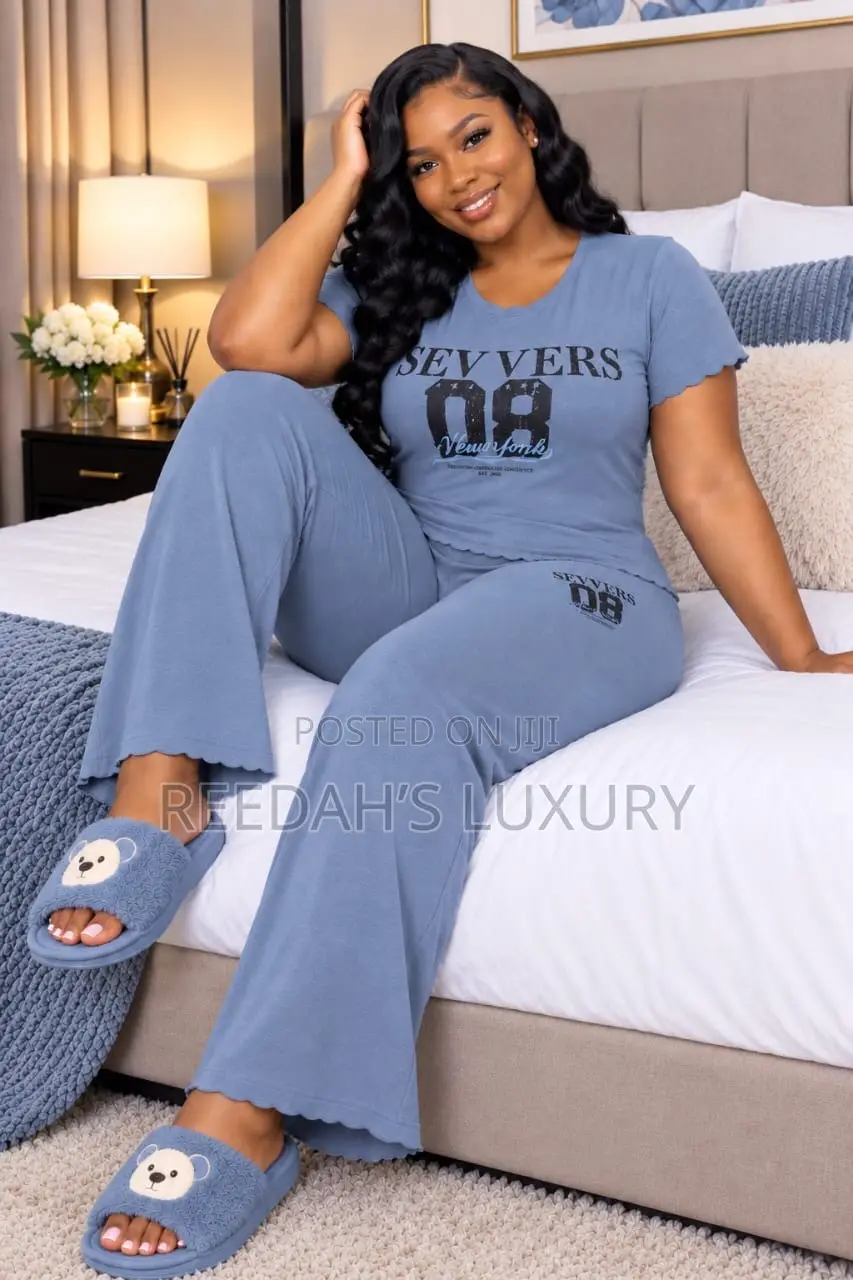 Cozy Lettuce-Trim Loungewear
