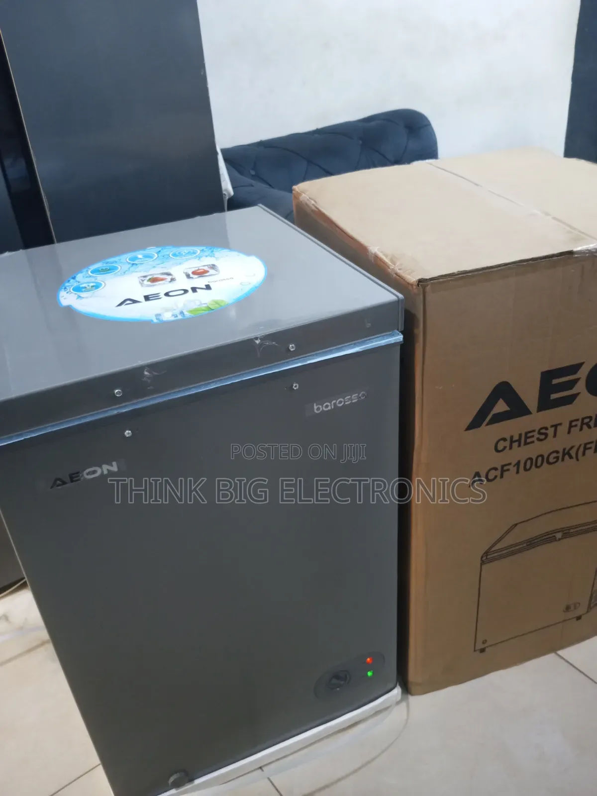 Aeon 100L Chest Freezer ACF100GK With LED Light and Lock