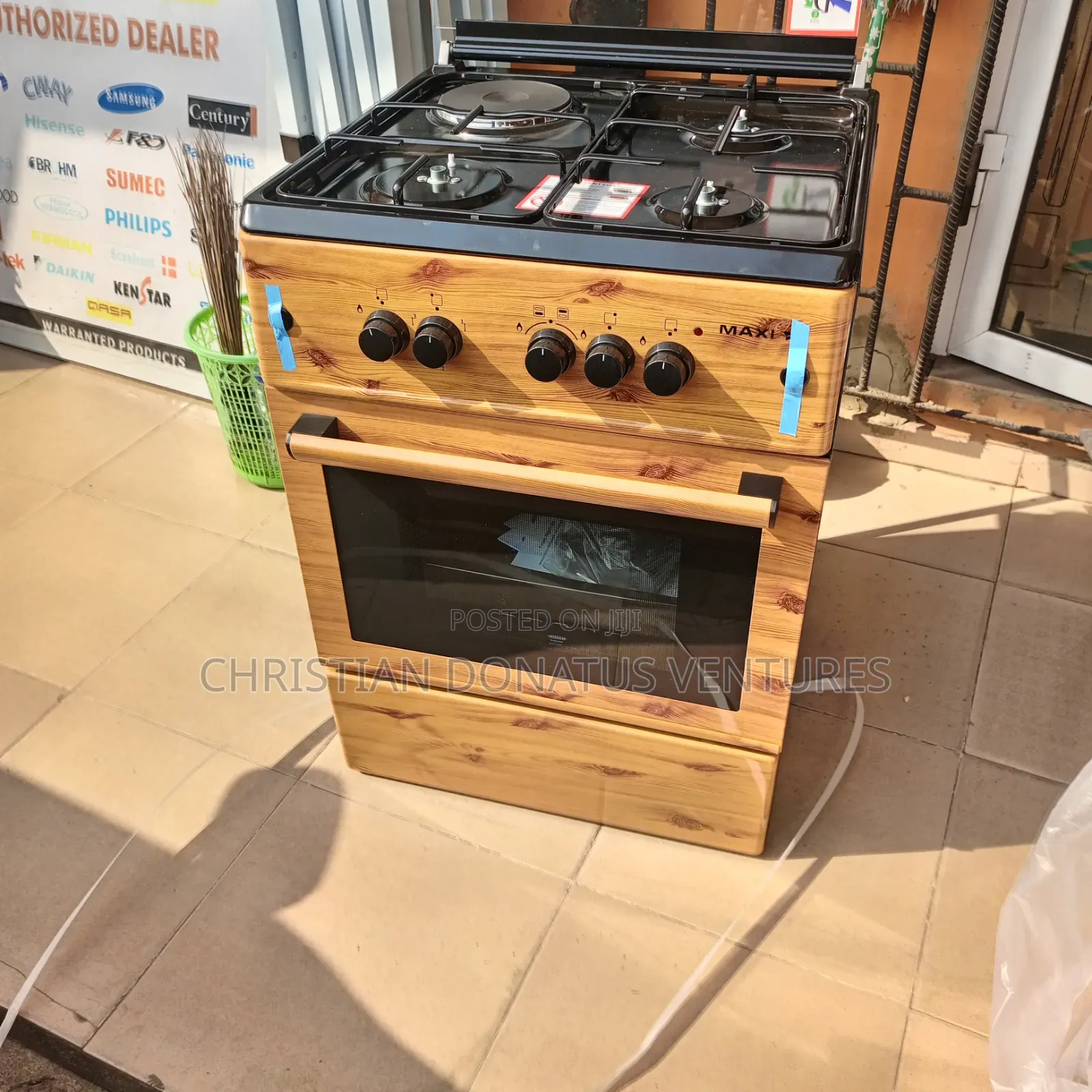 Maxi 60/60 Cm Cooker 3gas + 1 Electric
