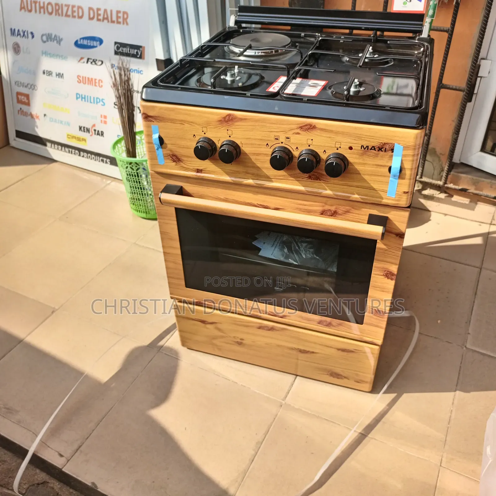 Maxi 60/60 Cm Cooker 3gas + 1 Electric