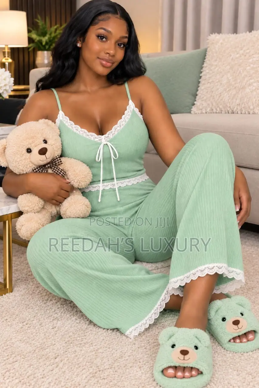 Cuddle Lace Ribbed Loungewear Set