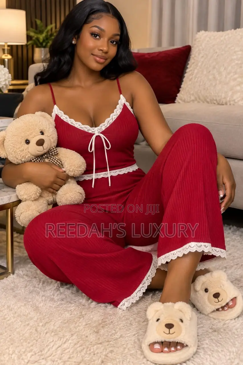 Cuddle Lace Ribbed Loungewear Set