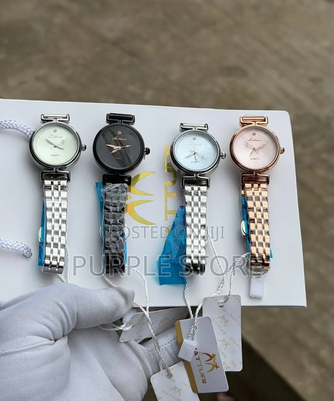 Matturi Ladies Quality Steel Watches