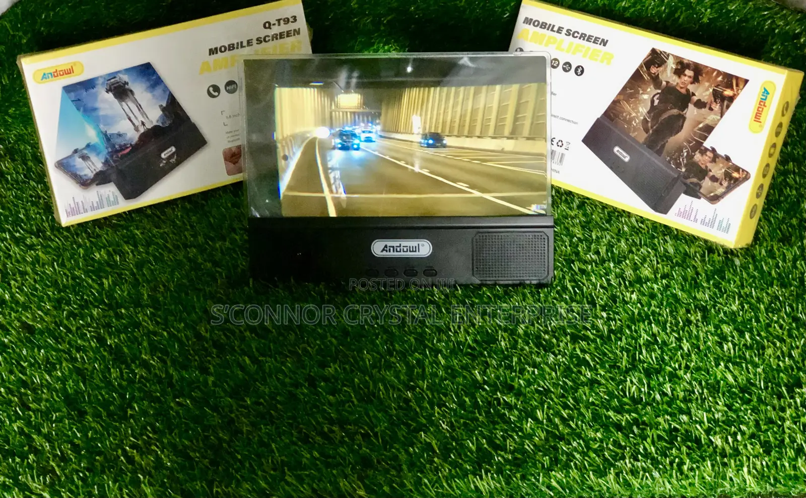 Mobile Screen Magnifier With Bluetooth Speaker