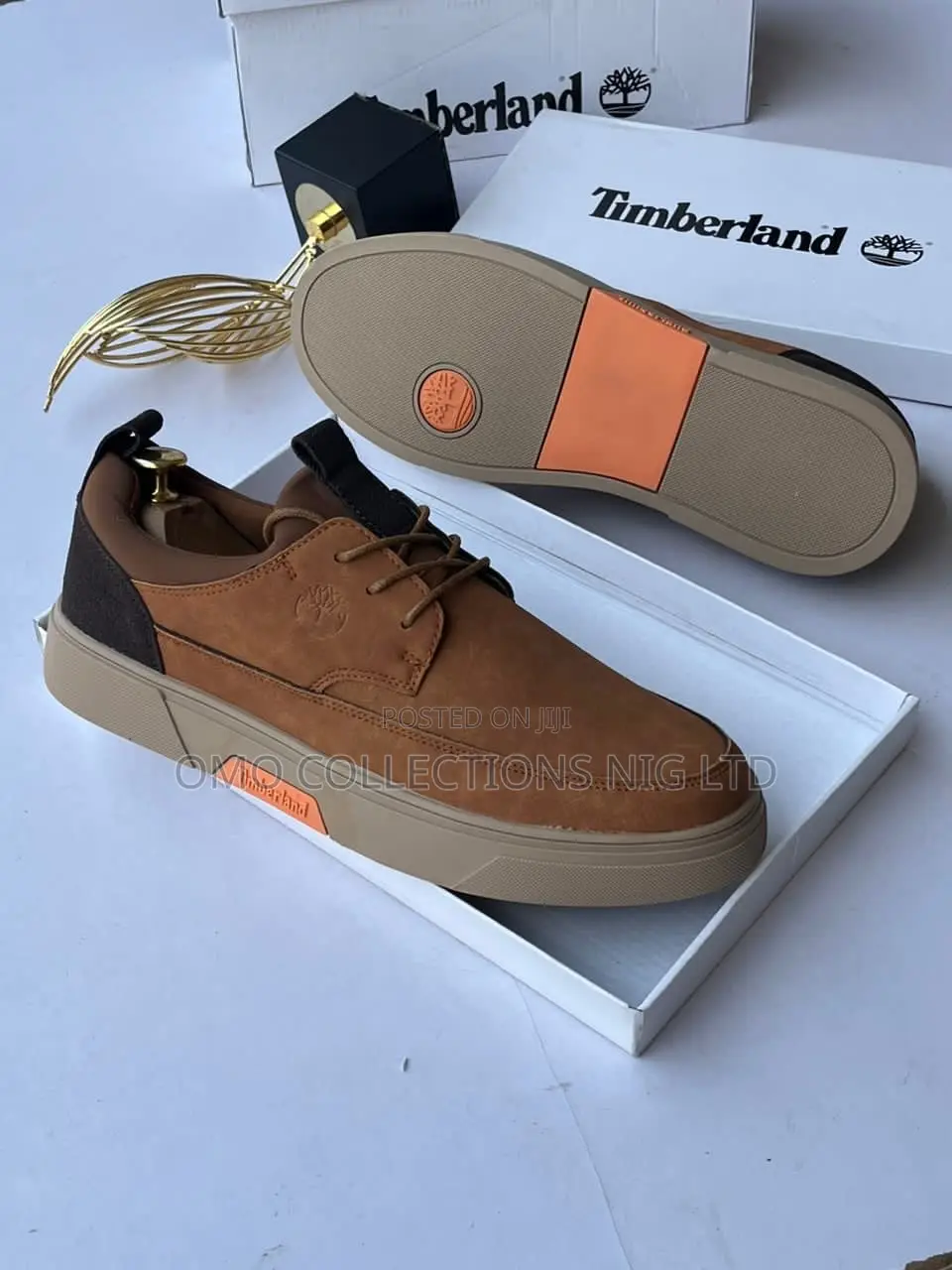 Fully Boxed Timberland Men’s Suede Sneakers – Black and Brown