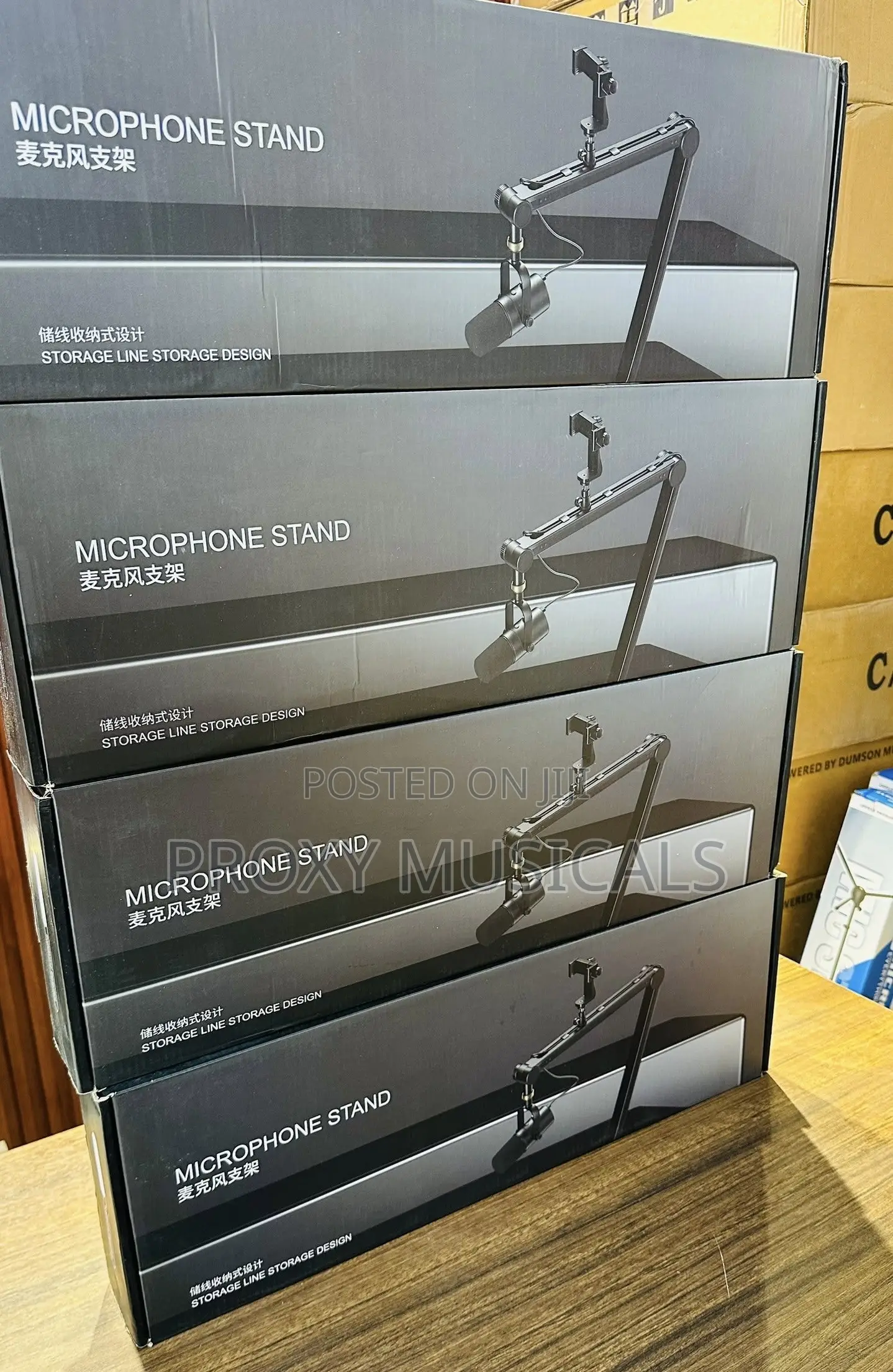 Professional Desktop Adjustable Suspension Boom Arm Mic Stand