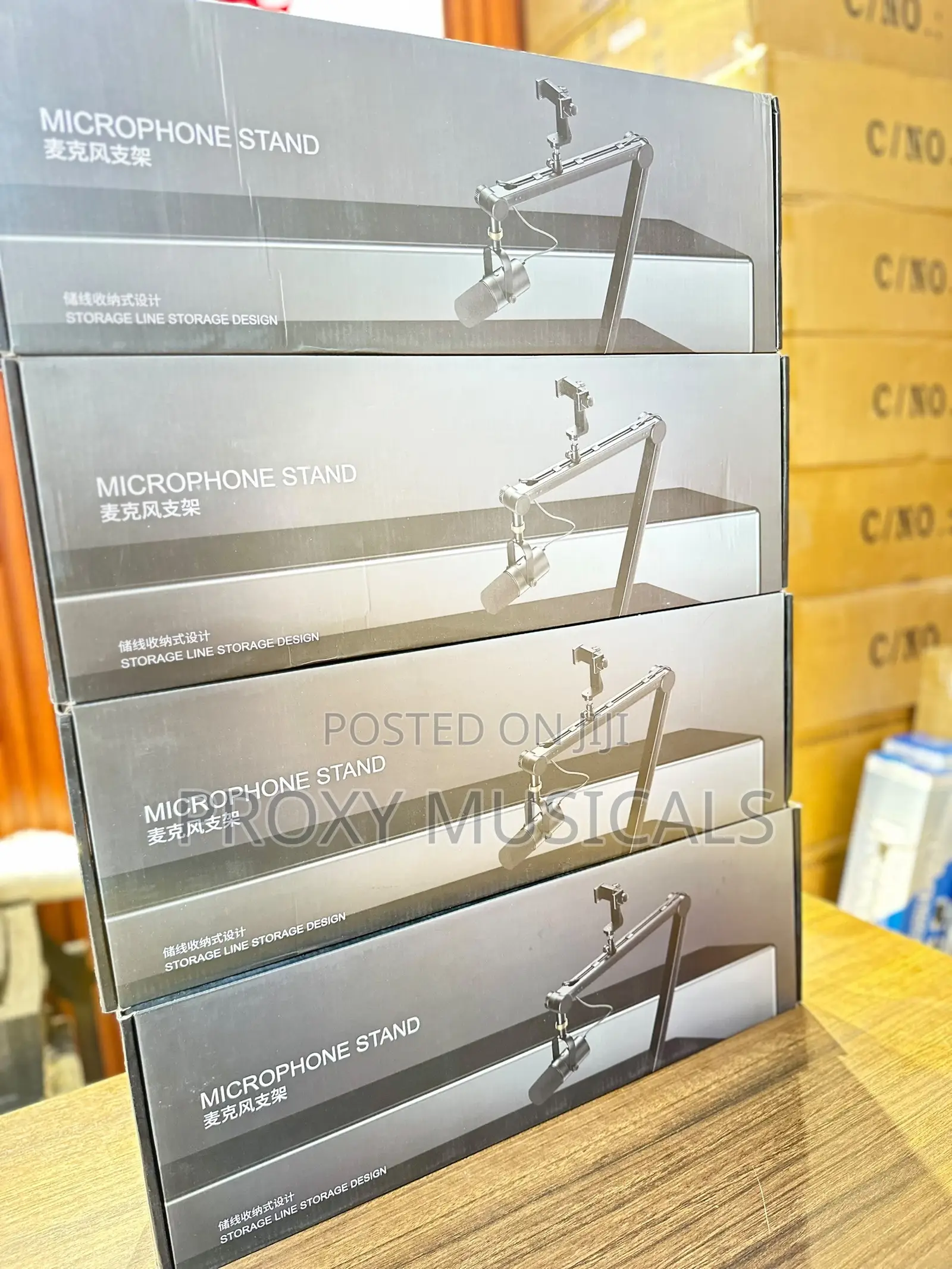 Professional Desktop Adjustable Suspension Boom Arm Mic Stand