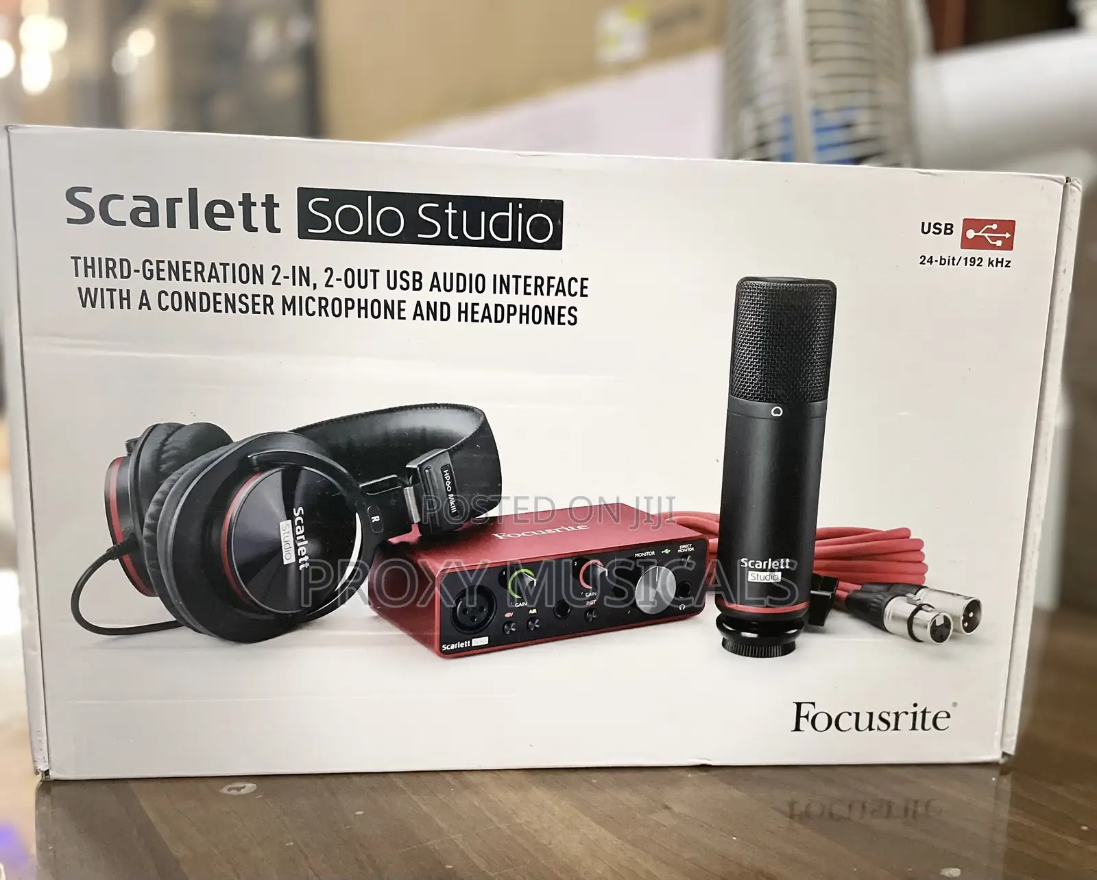 Focusrite Scarlett Solo Studio 3rd Generation Recording Bundle