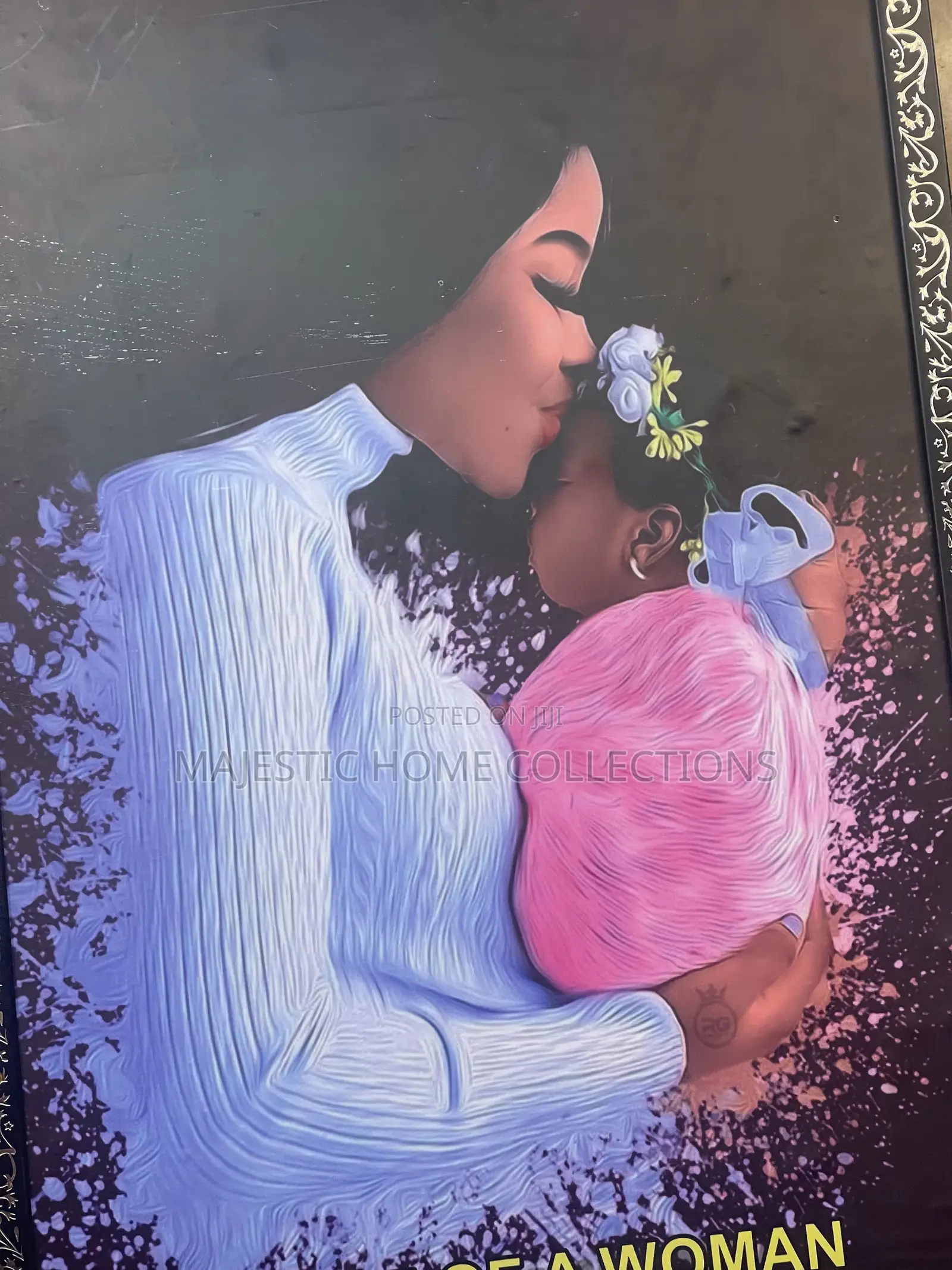 Pride of a Woman — Beautiful Mother Child Wall Art