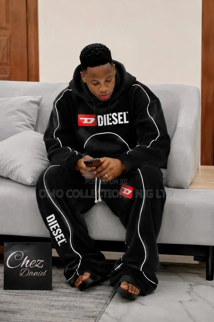 Premium Luxury Men’s Up Down Hoodie Set – Stylish 2-Piece Outfit