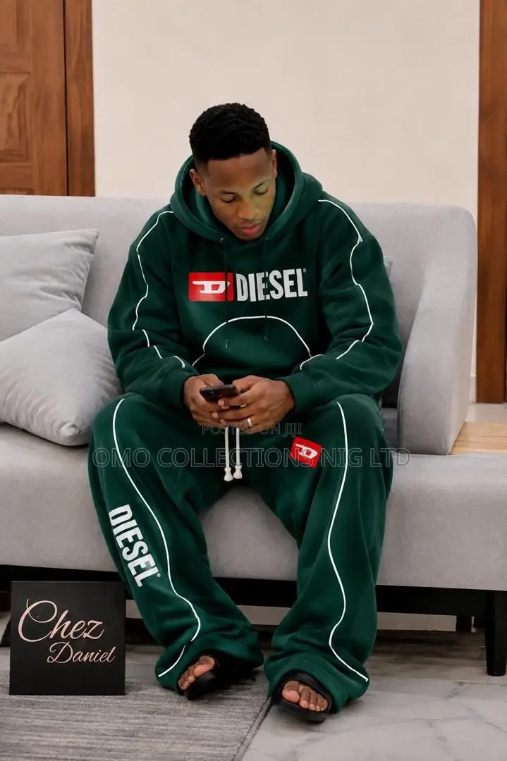 Premium Luxury Men’s Up Down Hoodie Set – Stylish 2-Piece Outfit