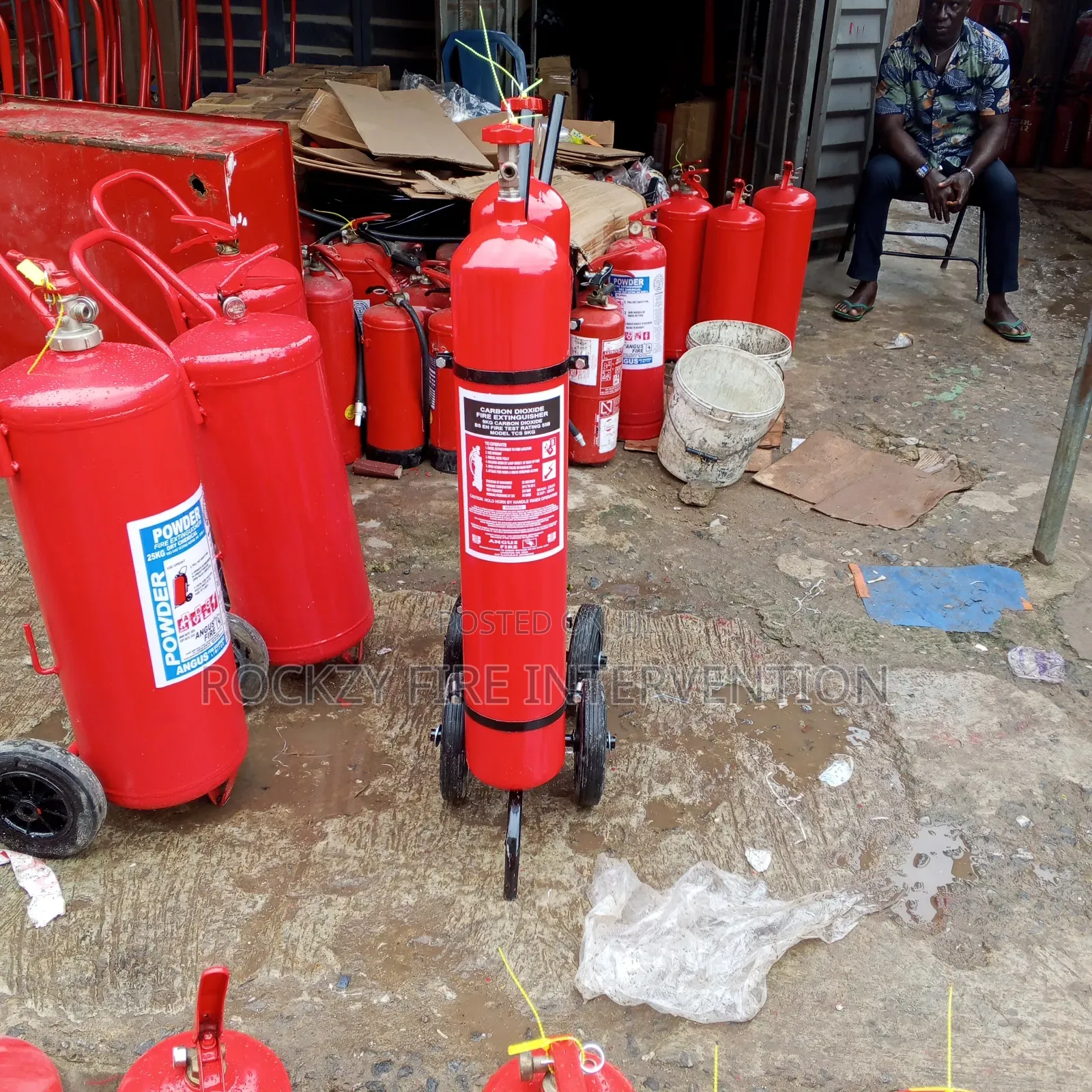 9kg Co2 Onwheel Fire Extinguisher