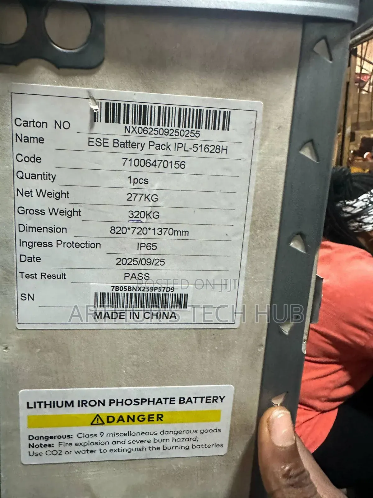 Itel 51.2V 32kWh High-Capacity Lithium Battery