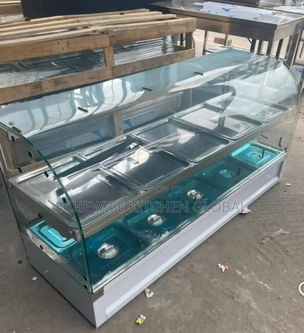 Food Warmer Curve Glass 5up Down 5