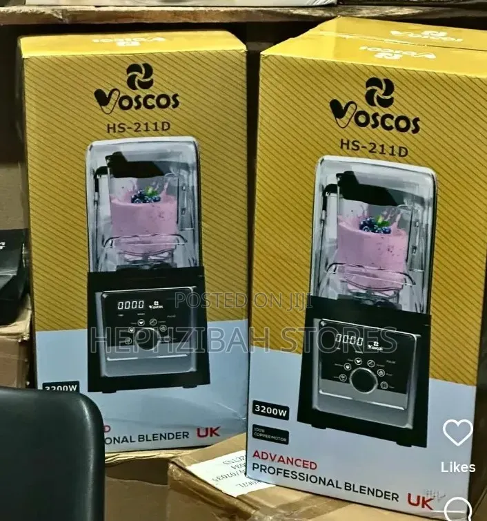 Voscos Sound Proof 3L Heavy Duty Commercial Blender