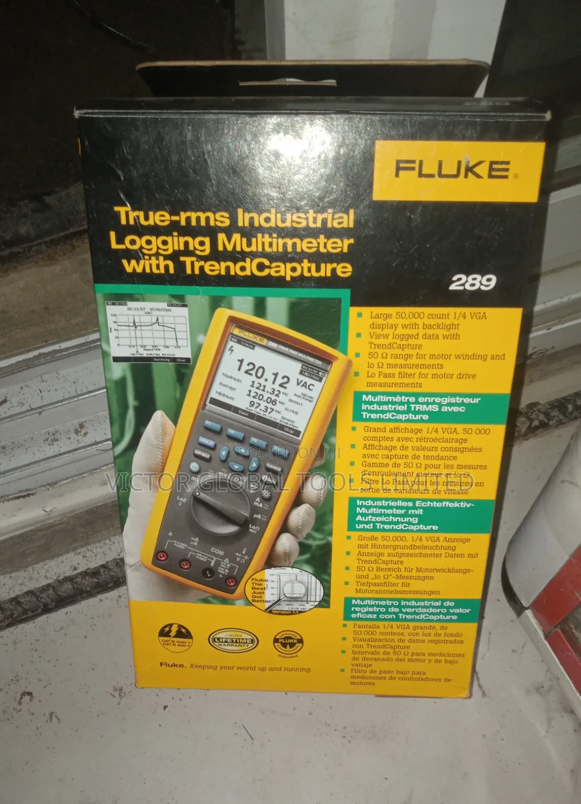 Fluke 289 Industrial Logging Multimeter With Trendcapture