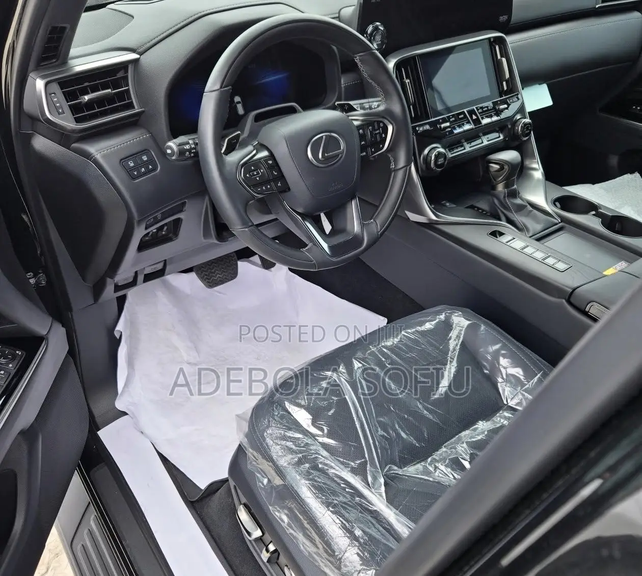 New Lexus LX 600 2025 Black