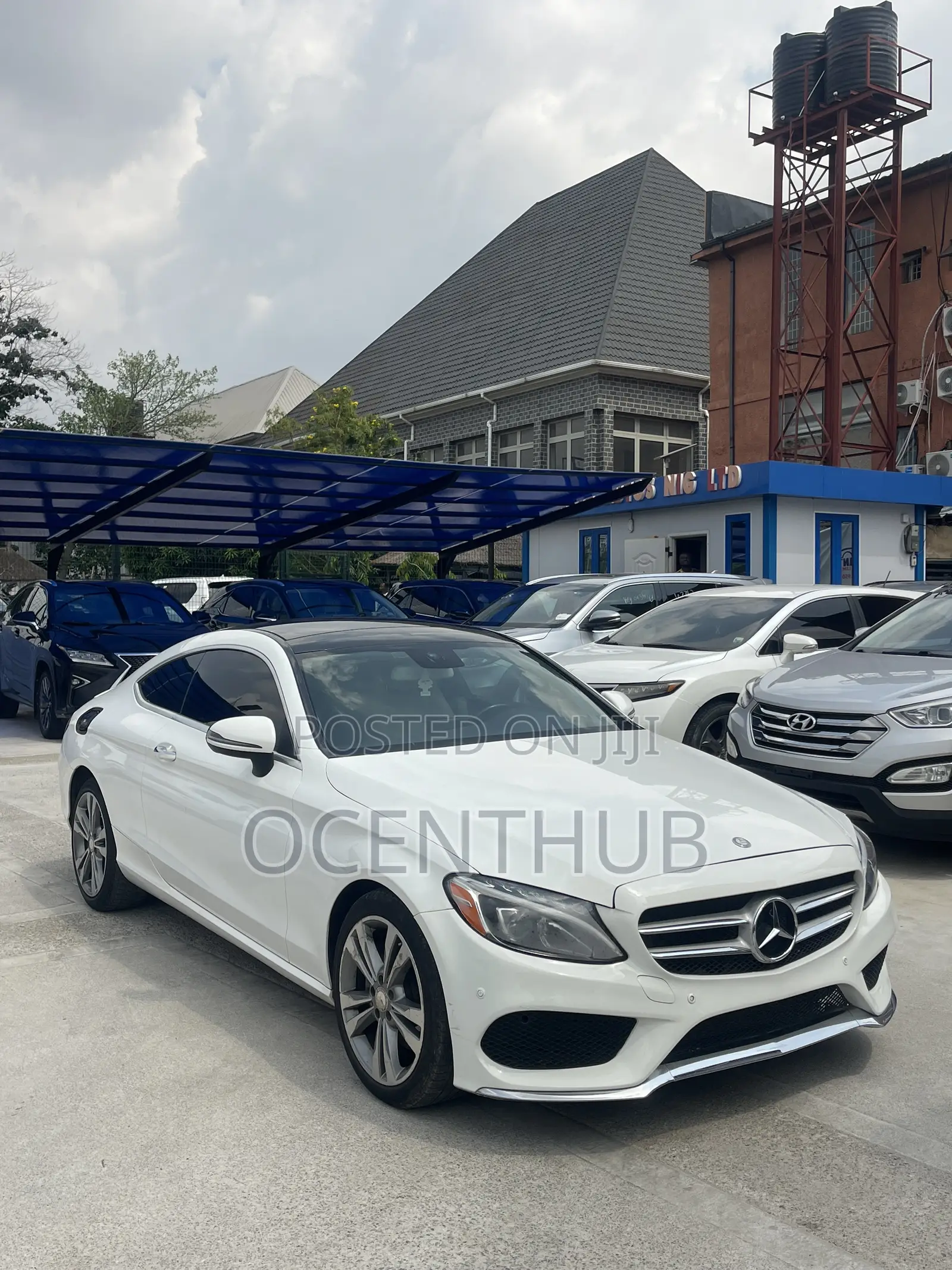 Mercedes-Benz C300 Base 4Matic Coupe AWD (2.0L 4cyl 7A) 2017 White
