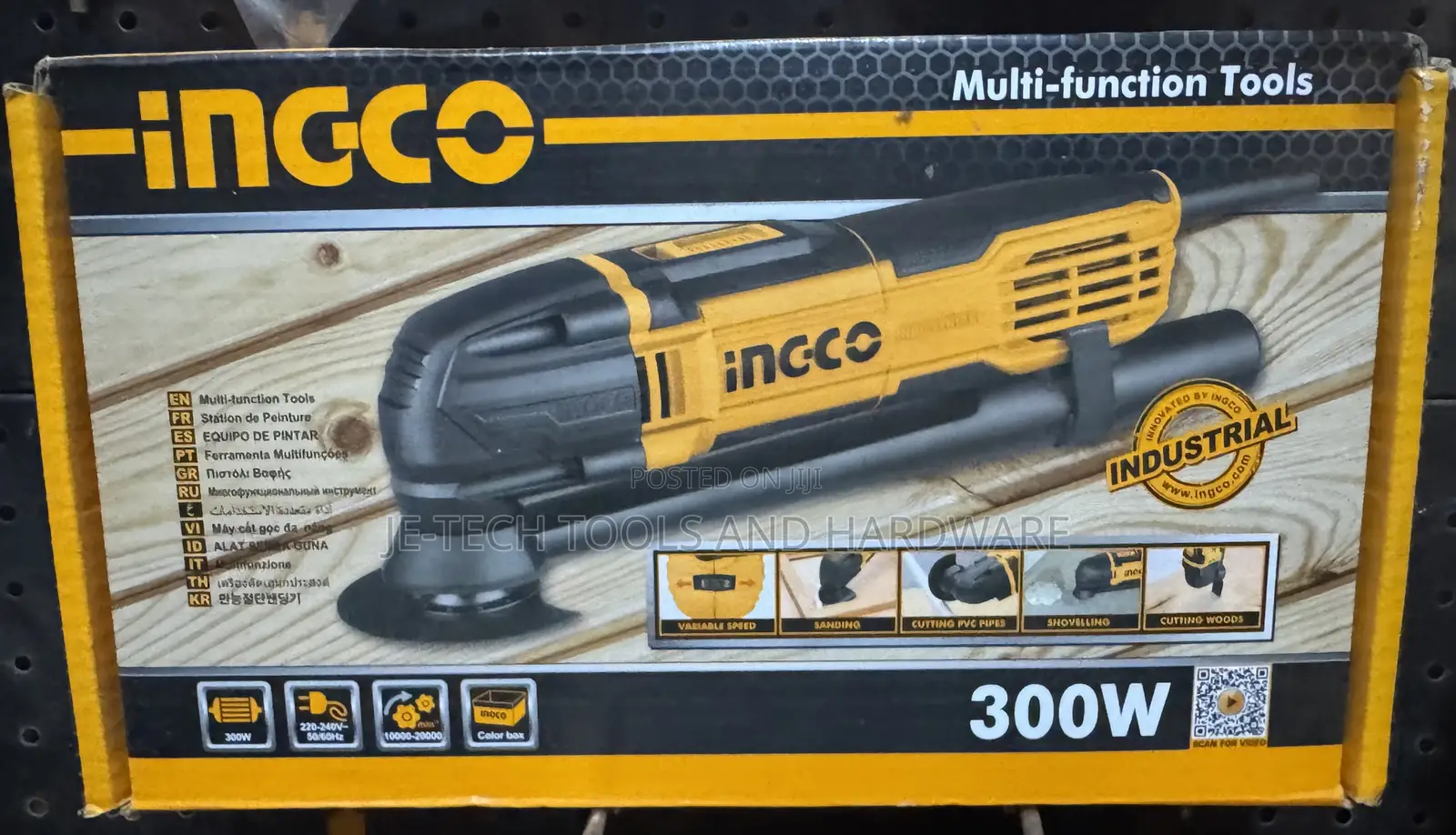 INGCO 300W Multi-Function Oscillating Tool (Model MF3008)